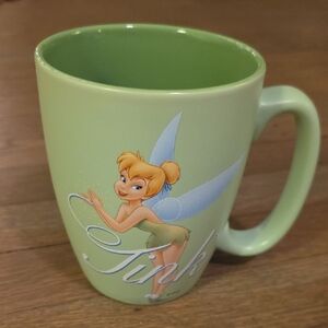 Disney Tinkerbell Ceramic Mug in Light Green/ Fairies